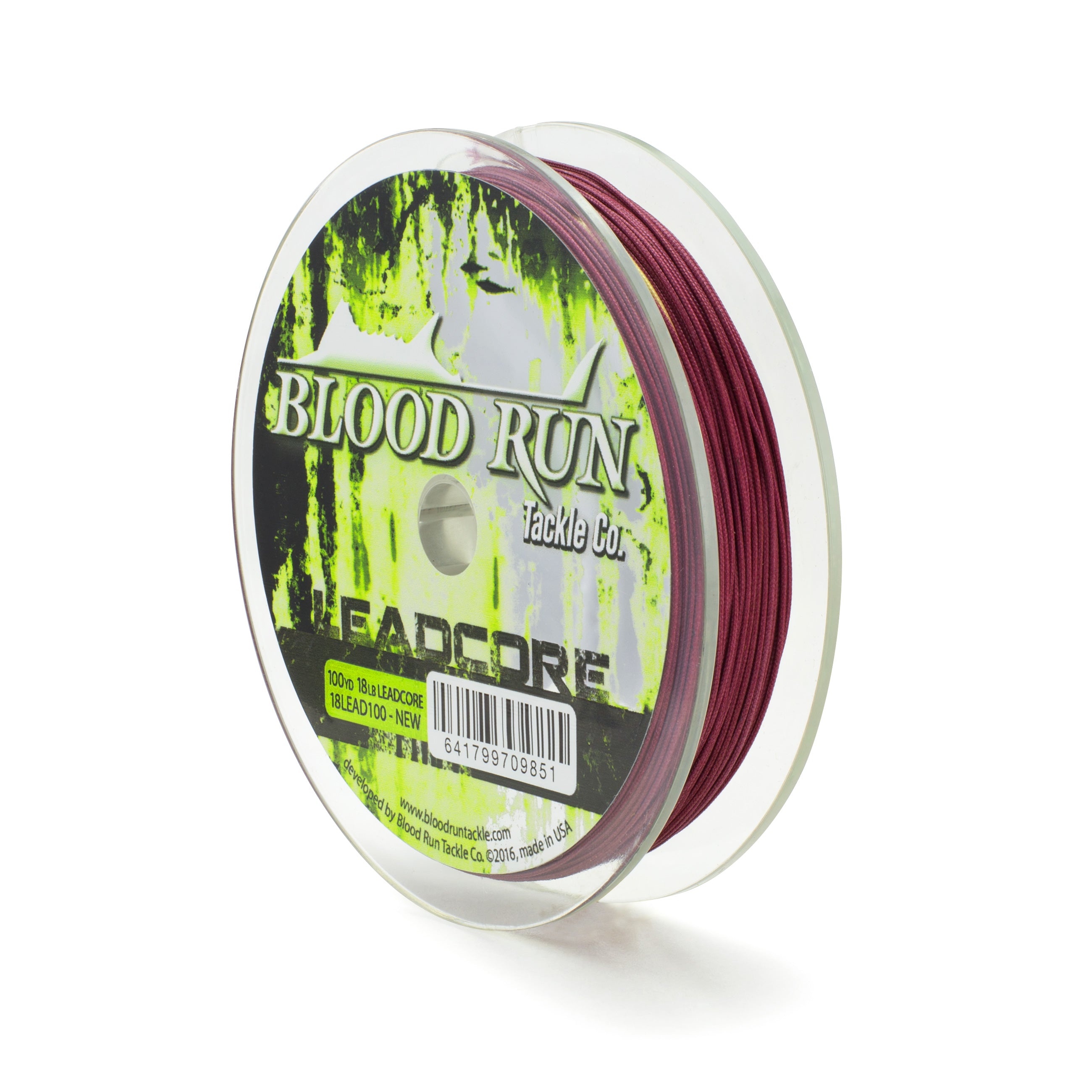 Blood Run Tackle Micro Leadcore Line - 18 lb