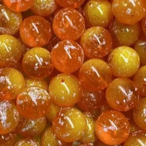 Bloop Bead Co Apricot Drop Steelhead Fishing Beads fishing beads for salmon steelhead and trout.