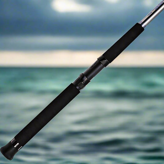 Blood Run Fishing Livewire Dipsy Diver Wire Fishing Rod 10' Heavy Action 2 Pieces