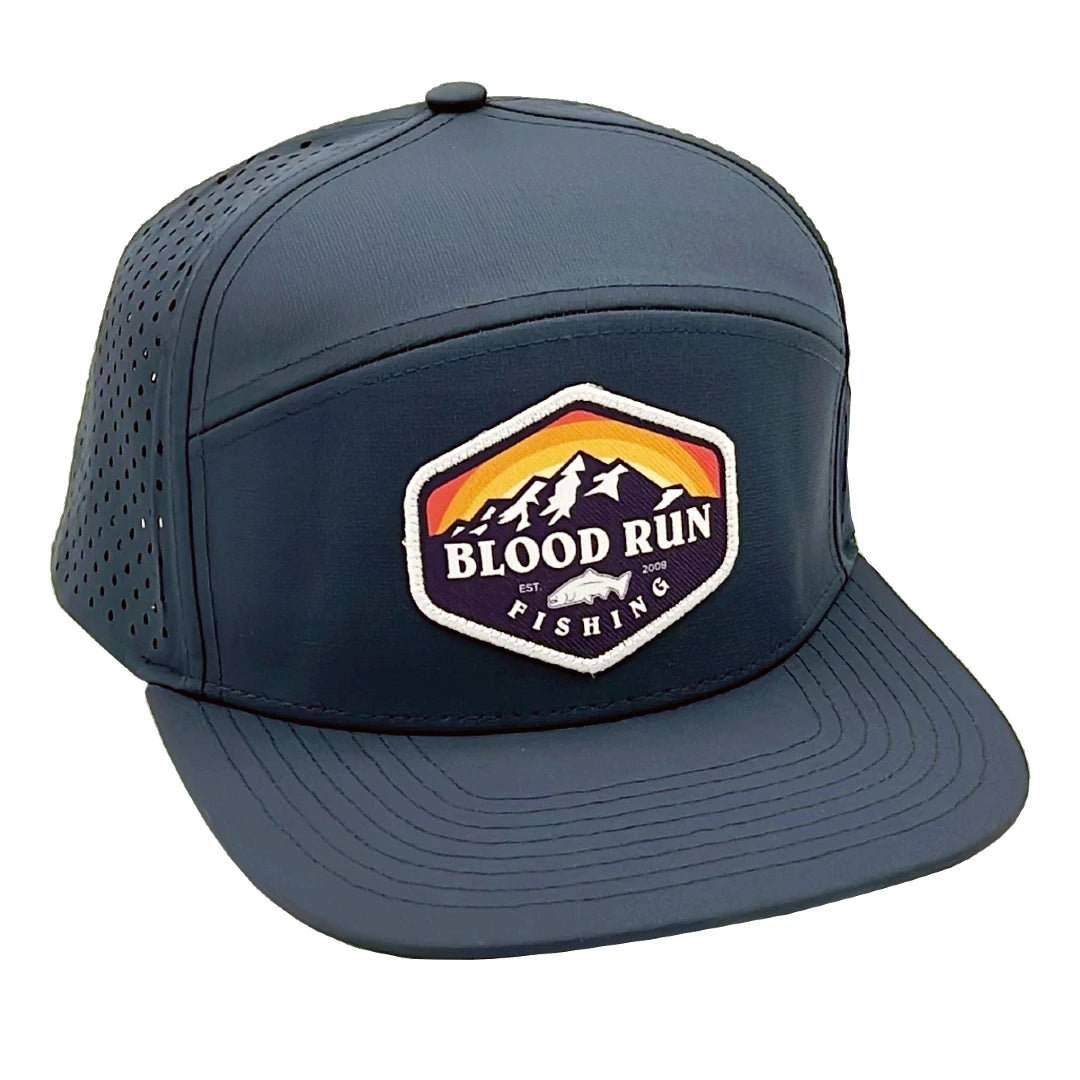 Snapback Fishing Trucker Hat Blood Run Fishing