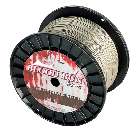 45lb test stainless Weighted Steel Fishing Line from Blood Run Fishing