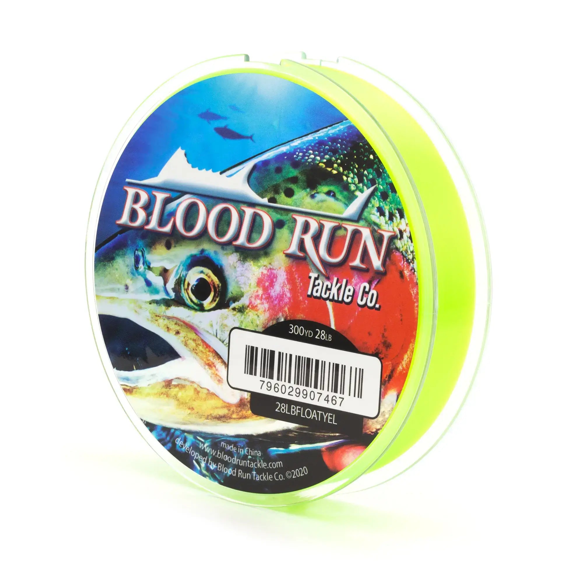 28LB Float Fishing Mono Main Line for Salmon and Steelhead Blood Run