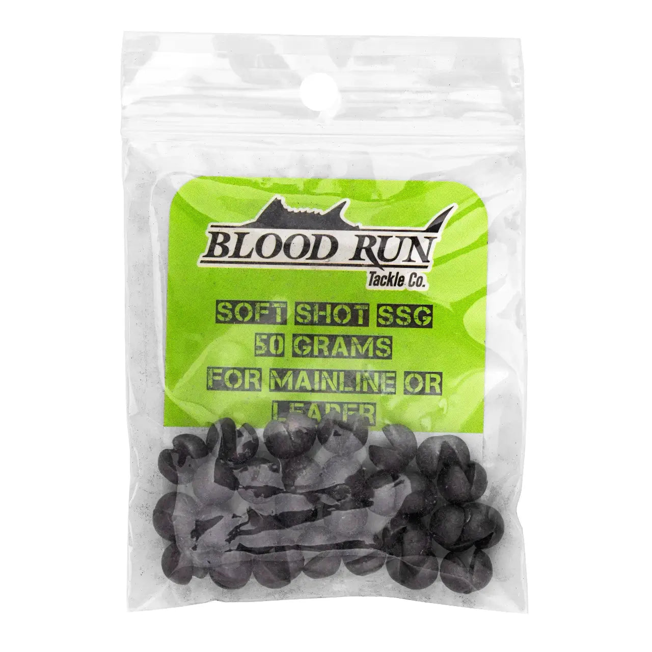 Blood Run Soft Split Shot SSG-50G