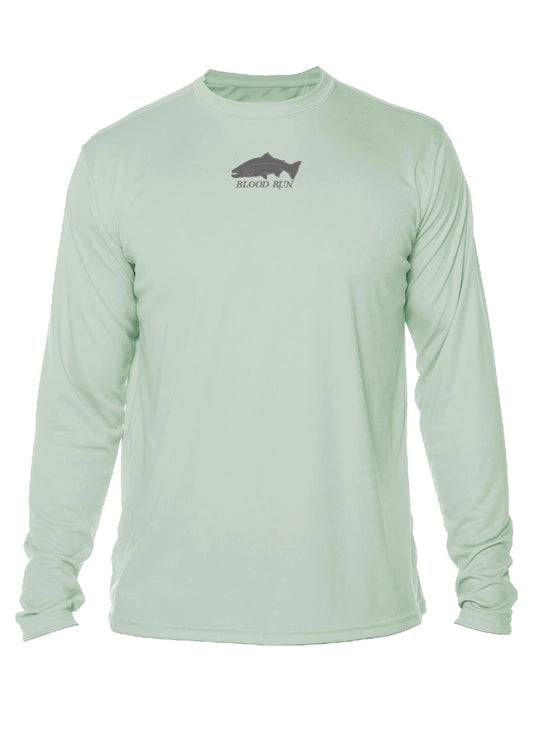 Blood Run Fishing T Shirts and UPF50 shirts Steelhead Salmon Trout