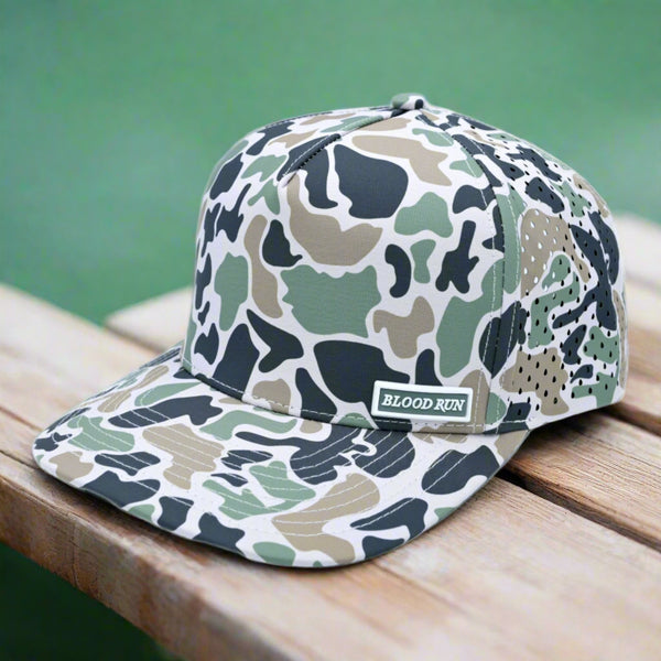 Decoy Green Camo - Premium Snapback Fishing Trucker Hat  display picture 2