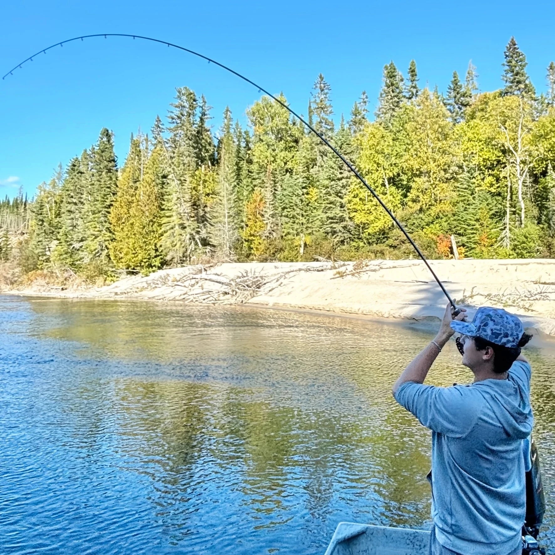Carbon Fiber Centerpin Float Fishing Rod 13' 8-15LB 12 GAUGE Blood Run Carbon Fiber Centerpin Float Fishing Rod 13' 8-15LB 12 GAUGE Blood Run