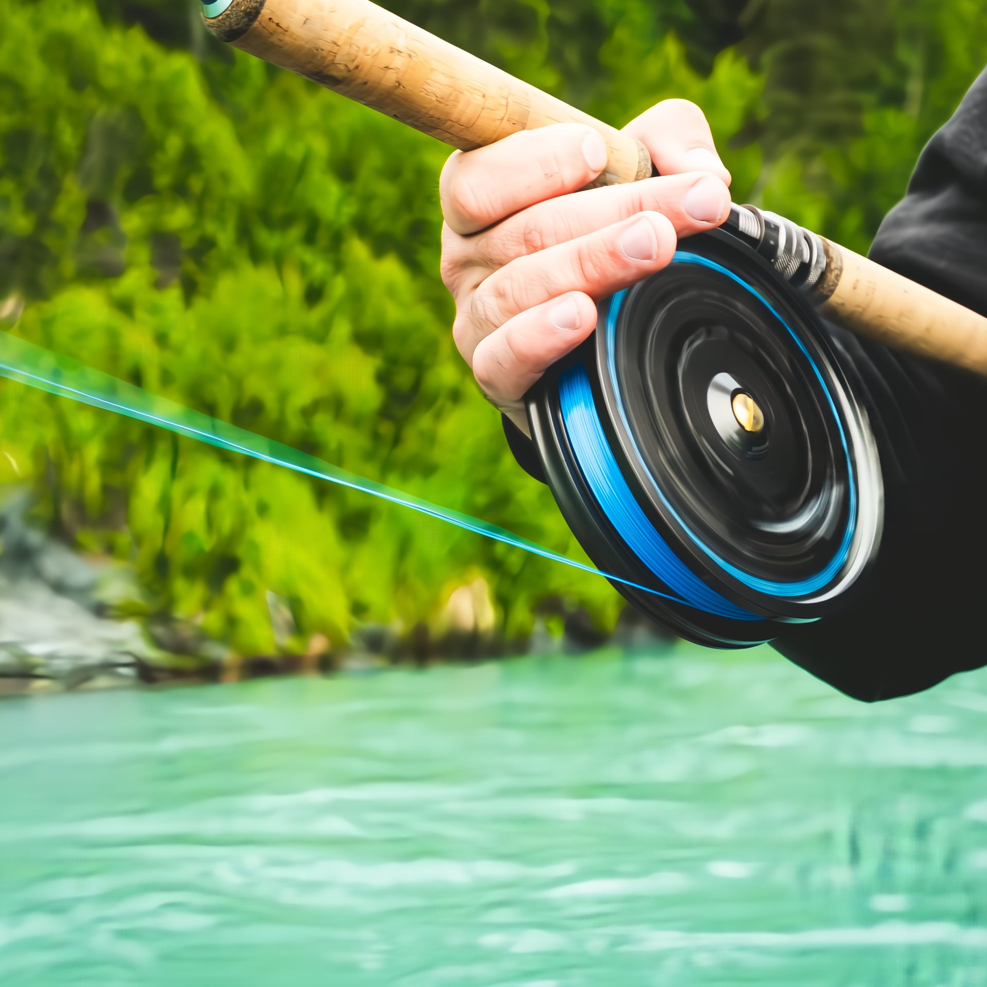 4.5 Inches Float Reel Centrepin Reel Steelhead Coarse Trotting Fishing