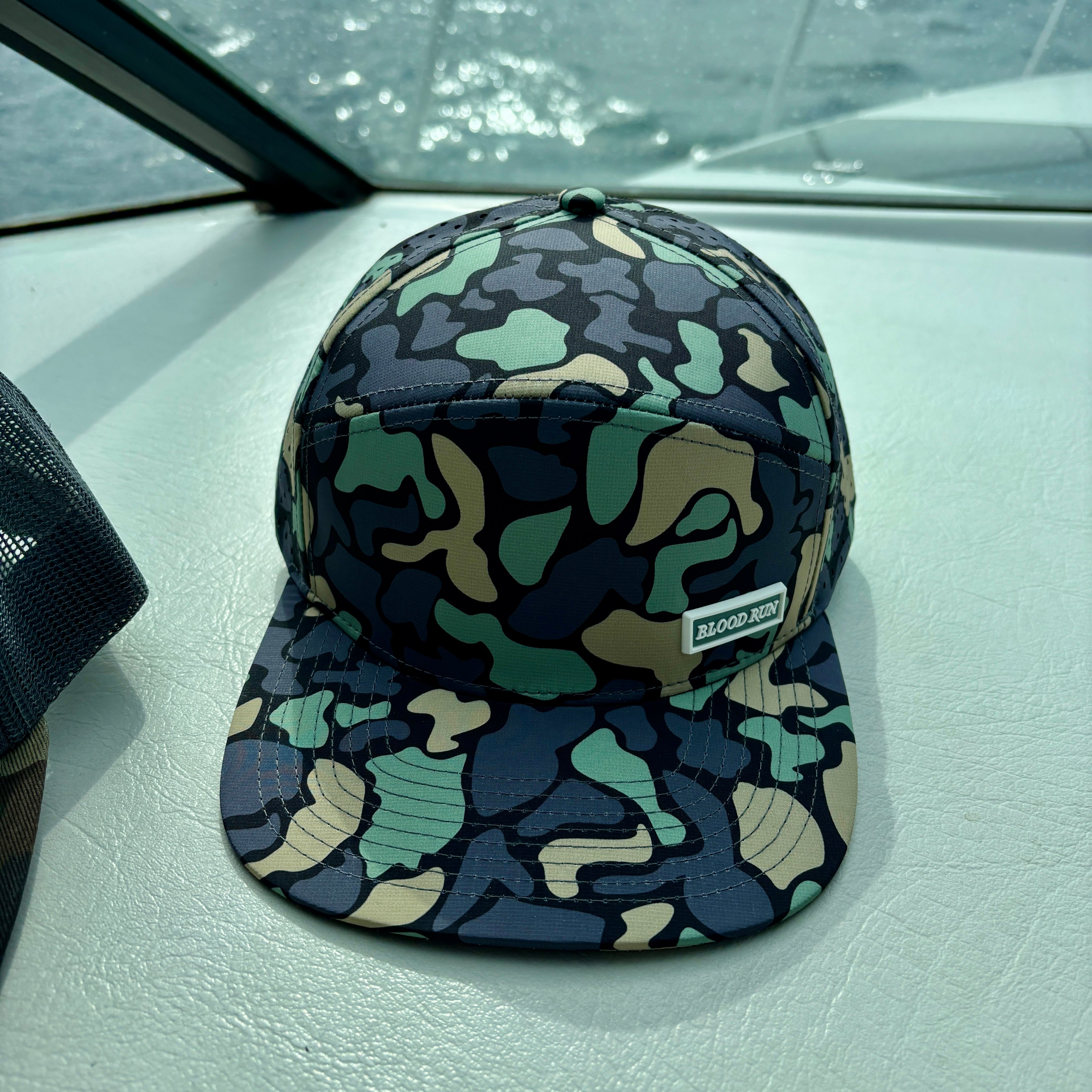 Purple Green Camo Water Repellent Snabpack Men's and Women's