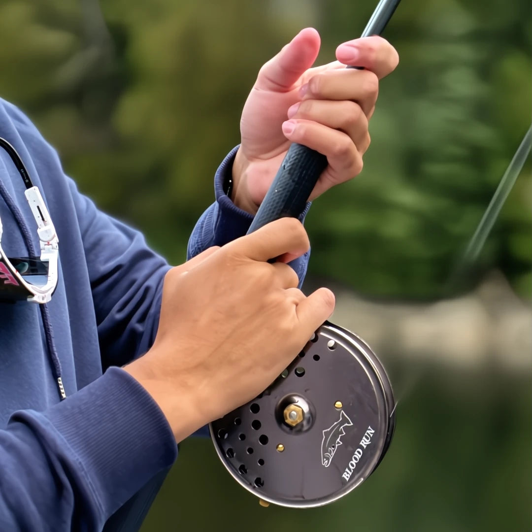 clipper 22 center pin fly reel Blood Run Halcyon Centerpin Reel