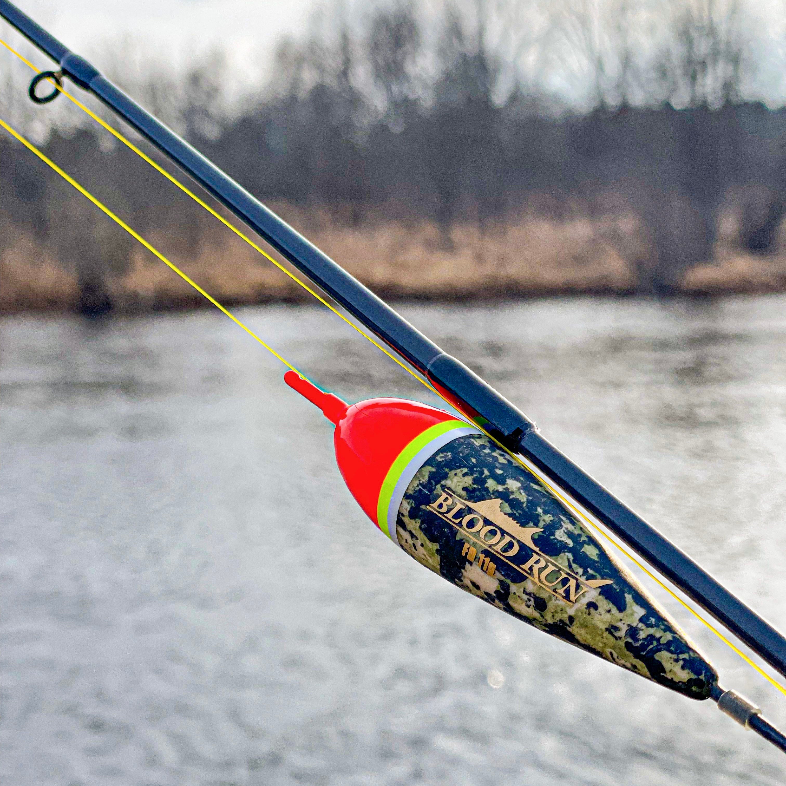 bulk fishing pole floats Blood Run Big Water Floats Fast Deep 8 G
