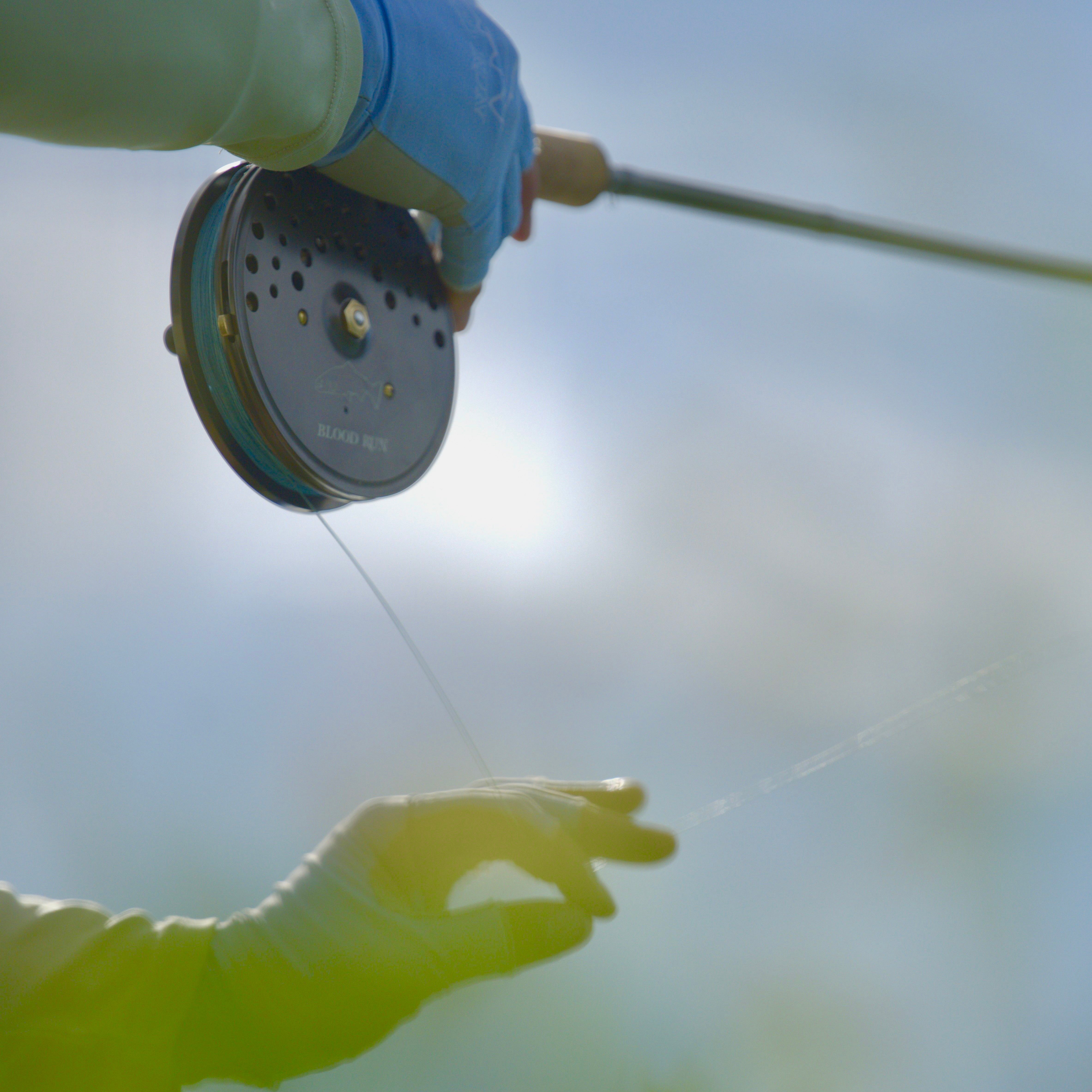 Salmon Steelhead Centerpin Reel - 5.25 Halcyon Centerpin - Blood