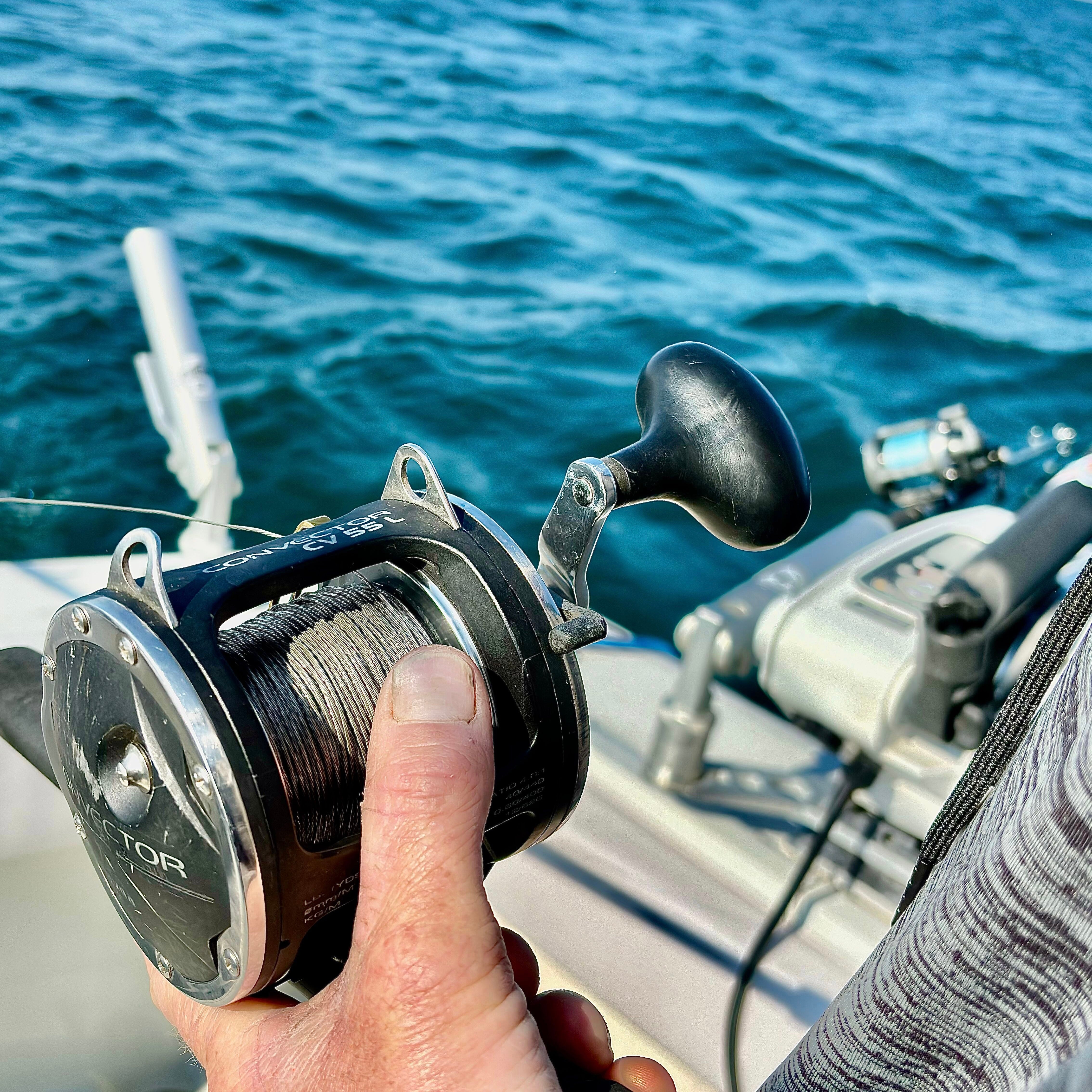 copper river fishing pole Blood Run 45 lb Copper Line 300'