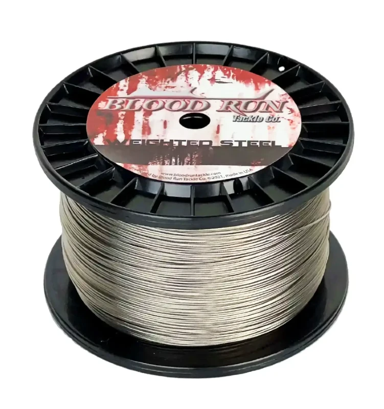 Weighted Steel Fishing Line from Blood Run Fishing