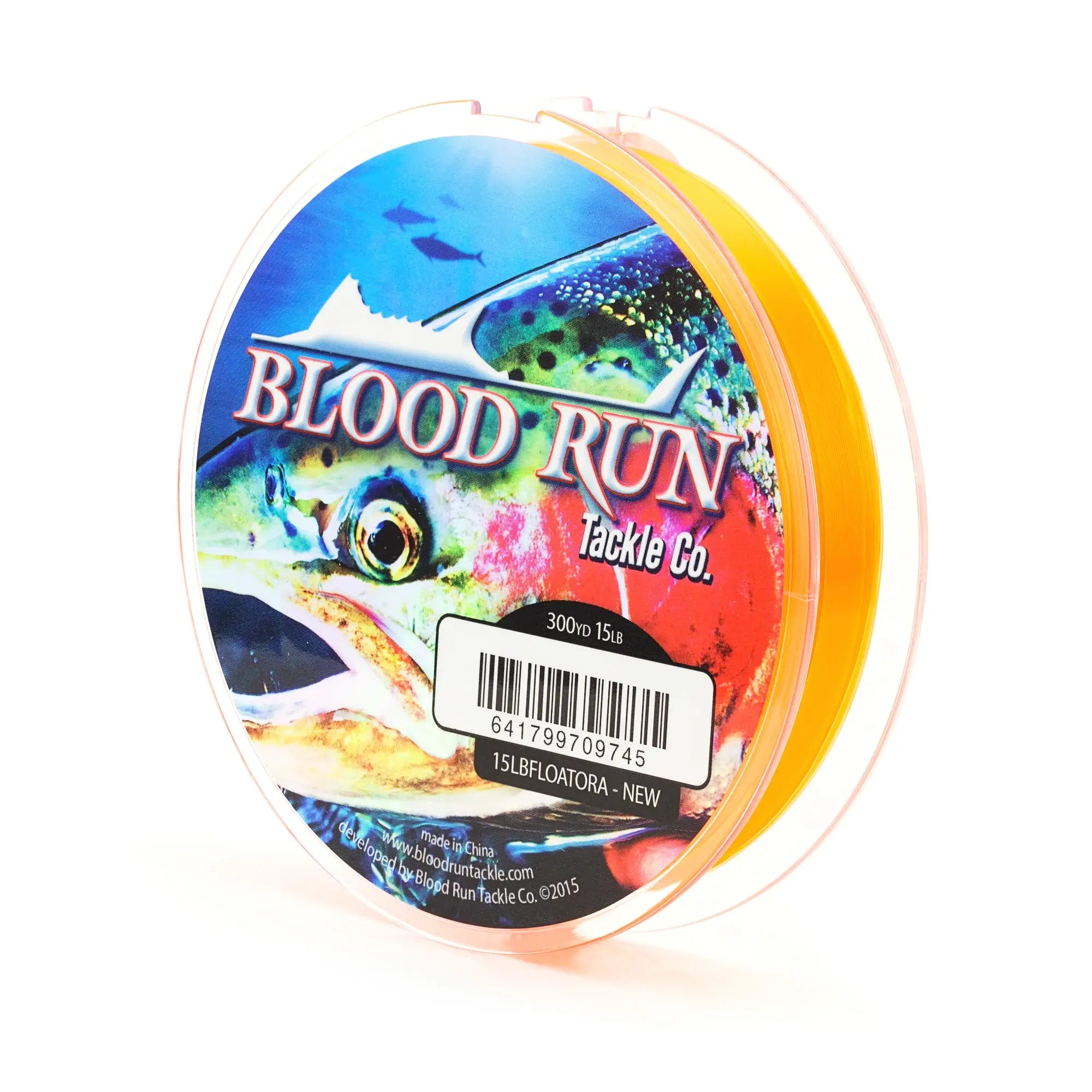 Blood Run Tackle Floating Monofilament Fishing Line - Clear
