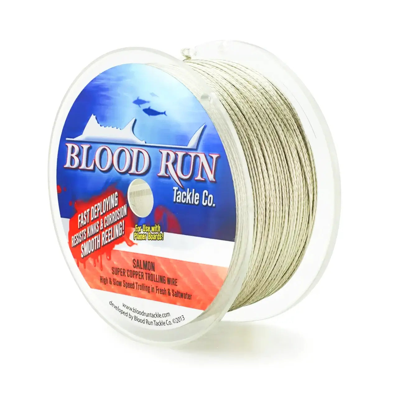 32LB Copper Fishing Line for Trolling Blood Run Fishing