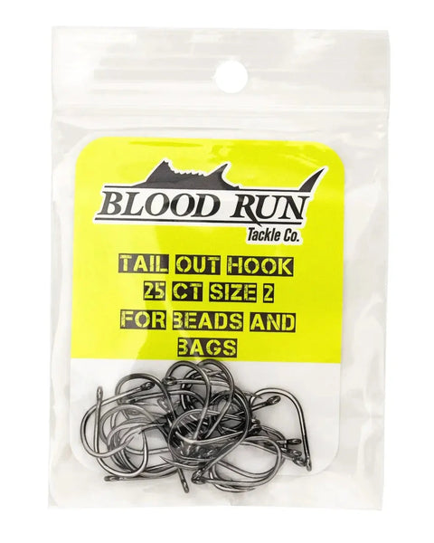 100 Pack Tail Out Bead Fishing Hooks, Fishing Hooks, Size #2, Steel, 25 Ct, For Beads And Bags | From Blood Run Fishing 100 Pack Tail Out Bead Fishing Hooks, Fishing Hooks, Size #2, Steel, 25 Ct, For Beads And Bags | From Blood Run Fishing