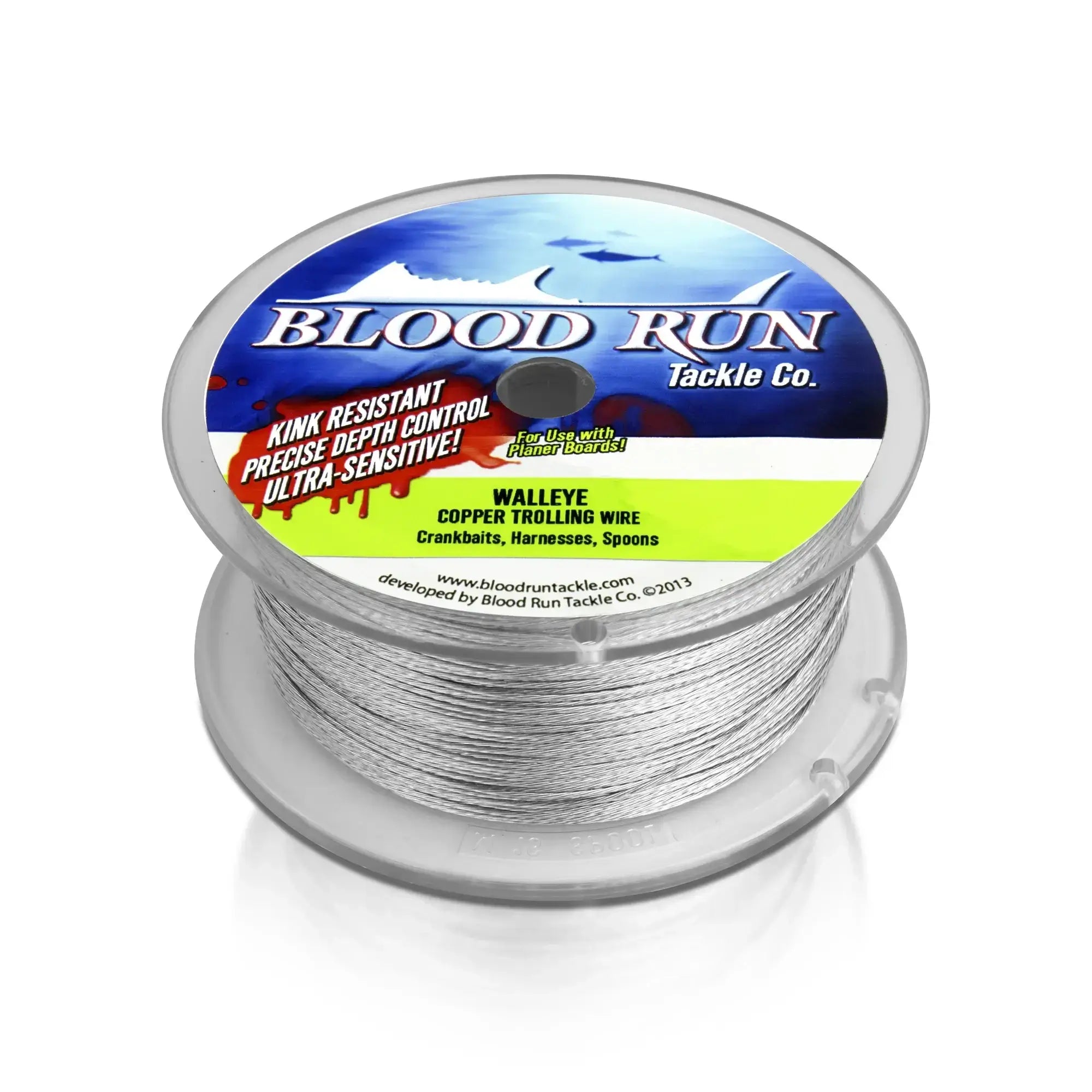 27LB Micro Leadcore Fishing Line 100 Yards Blood Run Fishing