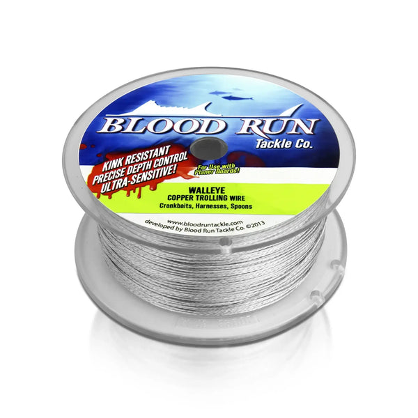 20lb Walleye Copper Fishing Wire from Blood Run Fishing